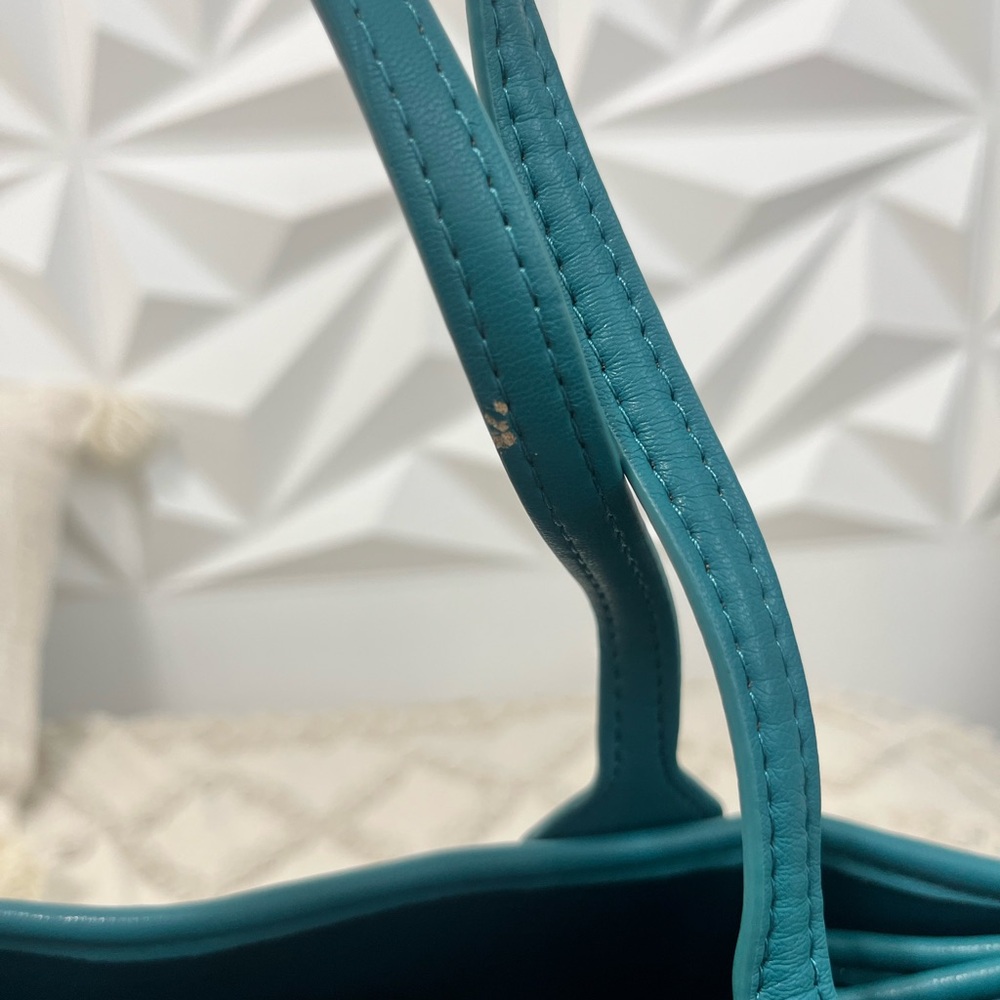 Kurt Geiger Teal Quilted Tote Bag (Shopper Bag) - Picture 6 of 11